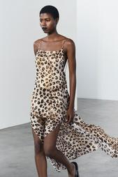 ZW COLLECTION ANIMAL PRINT SLIP DRESS