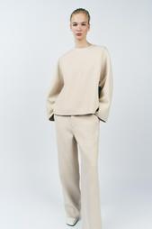 ZW COLLECTION WOOL BLEND TROUSERS