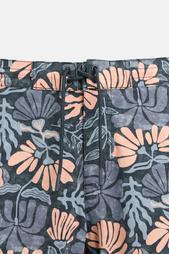 LONG FLORAL PRINT SWIMMING TRUNKS