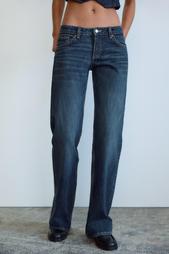 TRF WIDE-LEG LOW-RISE JEANS