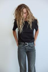 TRF WIDE-LEG LOW-RISE JEANS