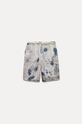 ZW COLLECTION PRINTED BERMUDA SHORTS