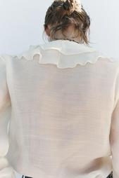 ZW COLLECTION RUFFLED SHIRT