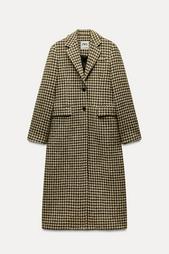 ZW COLLECTION LONG CHECK COAT