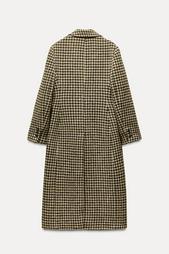 ZW COLLECTION LONG CHECK COAT