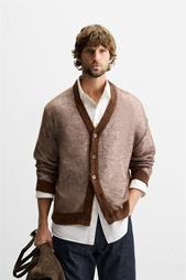 CONTRAST CARDIGAN