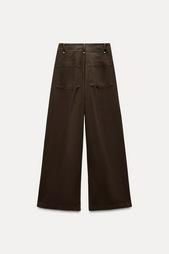 ZW COLLECTION HIGH-WAIST WIDE-LEG JEANS