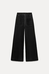 ZW COLLECTION HIGH-WAIST WIDE-LEG JEANS