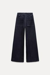 ZW COLLECTION HIGH-WAIST WIDE-LEG JEANS