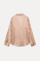 STRIPED FLOWING SHIRT