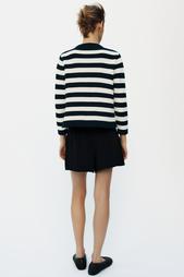 DARTED BERMUDA SHORTS WITH BELT