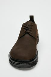 LEATHER LACE-UP SHOES