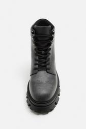 CHUNKY LACE-UP BOOTS