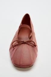 MESH BALLERINAS WITH BOW