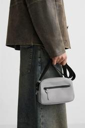 RUBBERISED CROSSBODY BAG