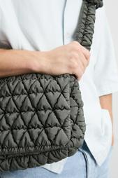 QUILTED NYLON CROSSBODY BAG