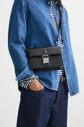 CROSSBODY BAG WITH METAL BUCKLE