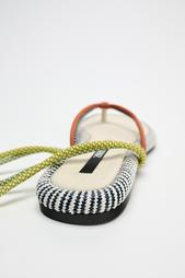 FLAT ROPED SANDALS