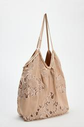 SATIN SHOPPER BAG