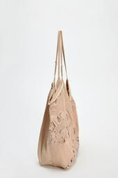 SATIN SHOPPER BAG