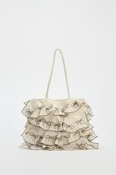 EMBROIDERED FABRIC BAG