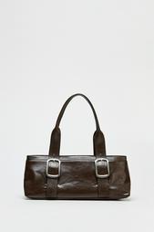 ELONGATED CITY BAG WITH BUCKLES