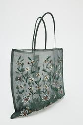 EMBROIDERED FABRIC BAG