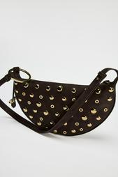 STUDDED SHOULDER BAG