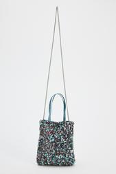 BEADED MINI BUCKET BAG